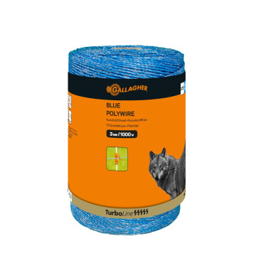 Gallagher Schrikdraad | tegen wild blauw | 1000mtr  072477