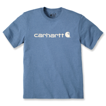 Carhartt T-shirt 103361 | met borstlogo | blauw