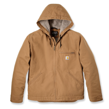 Carhartt Werkjas 104392 | gevoerd | kastanjebruin 