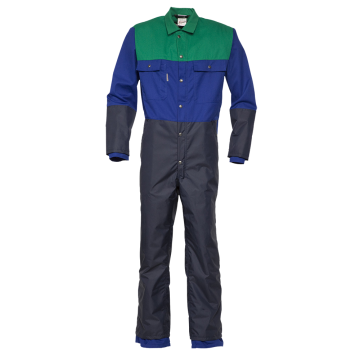 Havep Melkersoverall | 2041 Basic | rits | blauw/groen