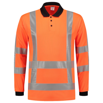 Tricorp Poloshirt lange mouw RWS |203005| Oranje | ISO 20471