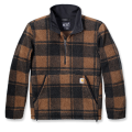 Carhartt Fleecetrui 106443 | kastanjebruin/zwart