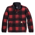 Carhartt Fleecetrui 106443 | rood/zwart 