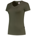 Tricorp Workwear T-shirt 101008 | damesshirt + V-hals| army